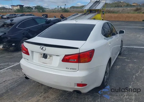 2008 Lexus Is 250 z USA, uszkodzony, nr VIN JTHBK262X82074984